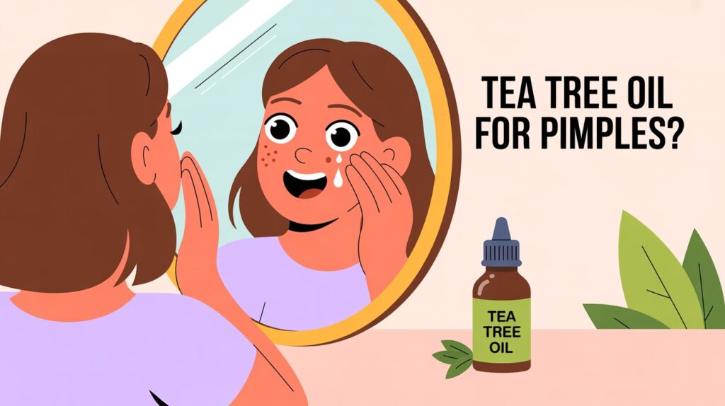 I Used Tea Tree Oil on Pimples