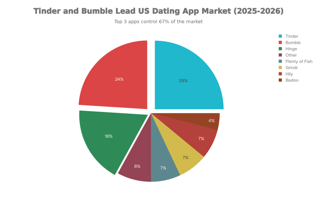 US Dating App Market Share 2025-2026