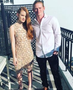 Sadie Sink with brother Spencer Sink