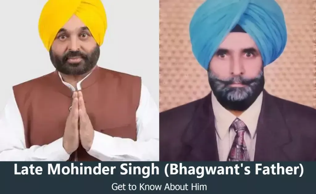Late Mohinder Singh - Bhagwant Mann's Father