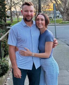 Cal Raleigh with girlfriend Hannah Shimek