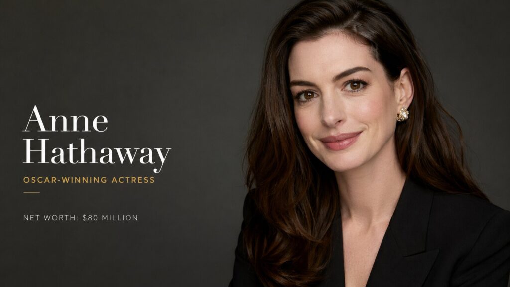 Anne Hathaway net worth