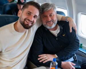 Dan Vladar with father Daniel Vladar