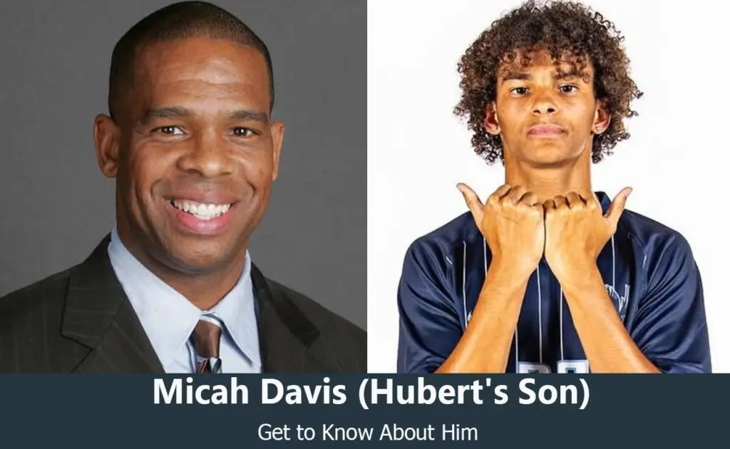 Micah Davis - Hubert Davis's Son