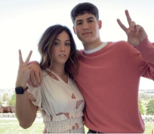 Reed Sheppard wih sister Madison Sheppard
