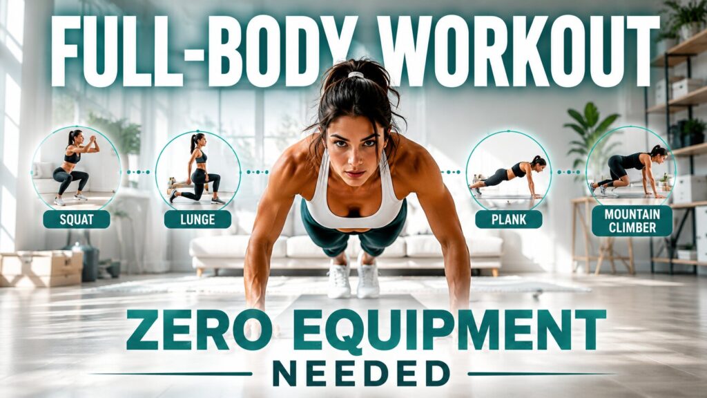 Full-body workout at home