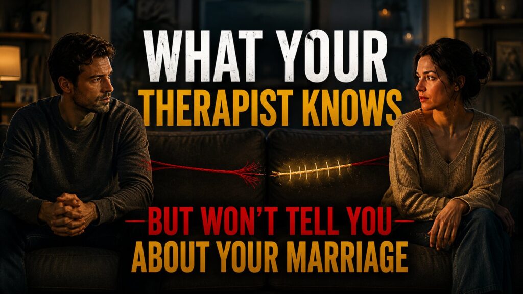 What Your Therapist Knows But Won’t Tell You About Your Marriage